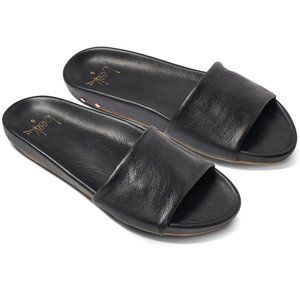 $290 BEEK Gallito Leather Slide Sandal BLACK SHOES SANDAL 11 (DA5)